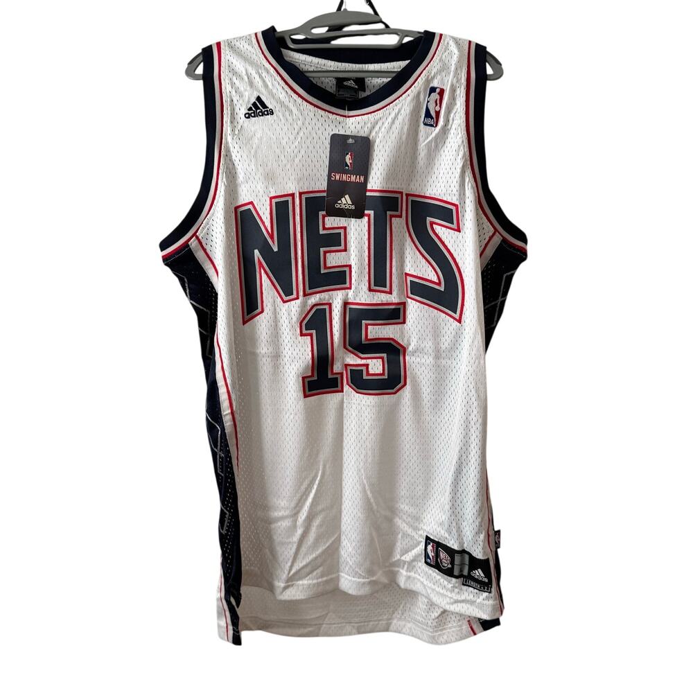 Vtg Deadstock adidas Vince Carter New Jersey Nets Mens NBA Swingman large NWT